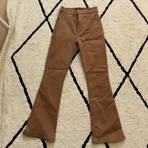 Seven7 brown colored flare jeans